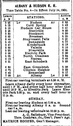 RR Timetable